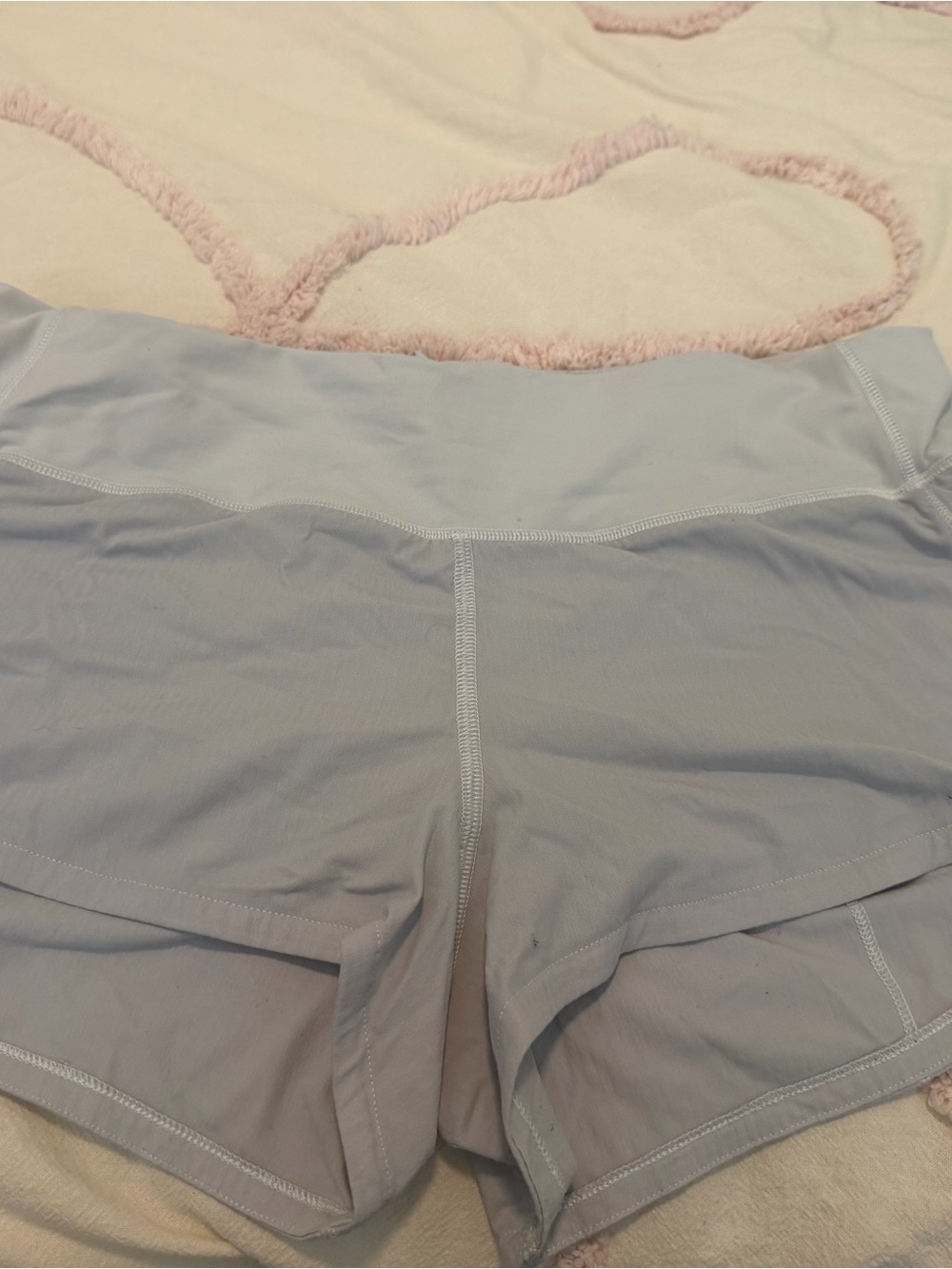lululemon athletica Light Gray Women's Athletic Shorts
